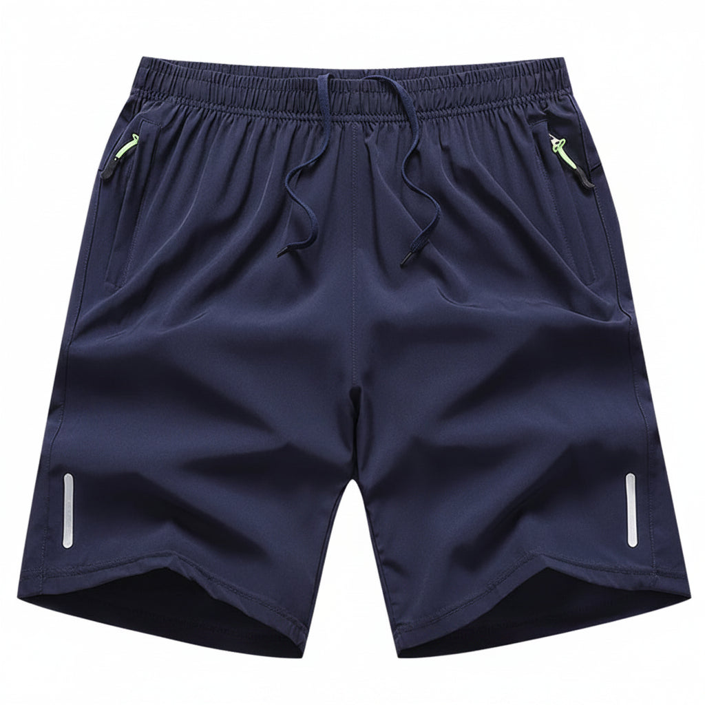 Summer Men's Shorts Cool Sportswear Running Sport Shorts Casual Bottoms Gym Fitness Training Jogging Short Pants Men Black Gray