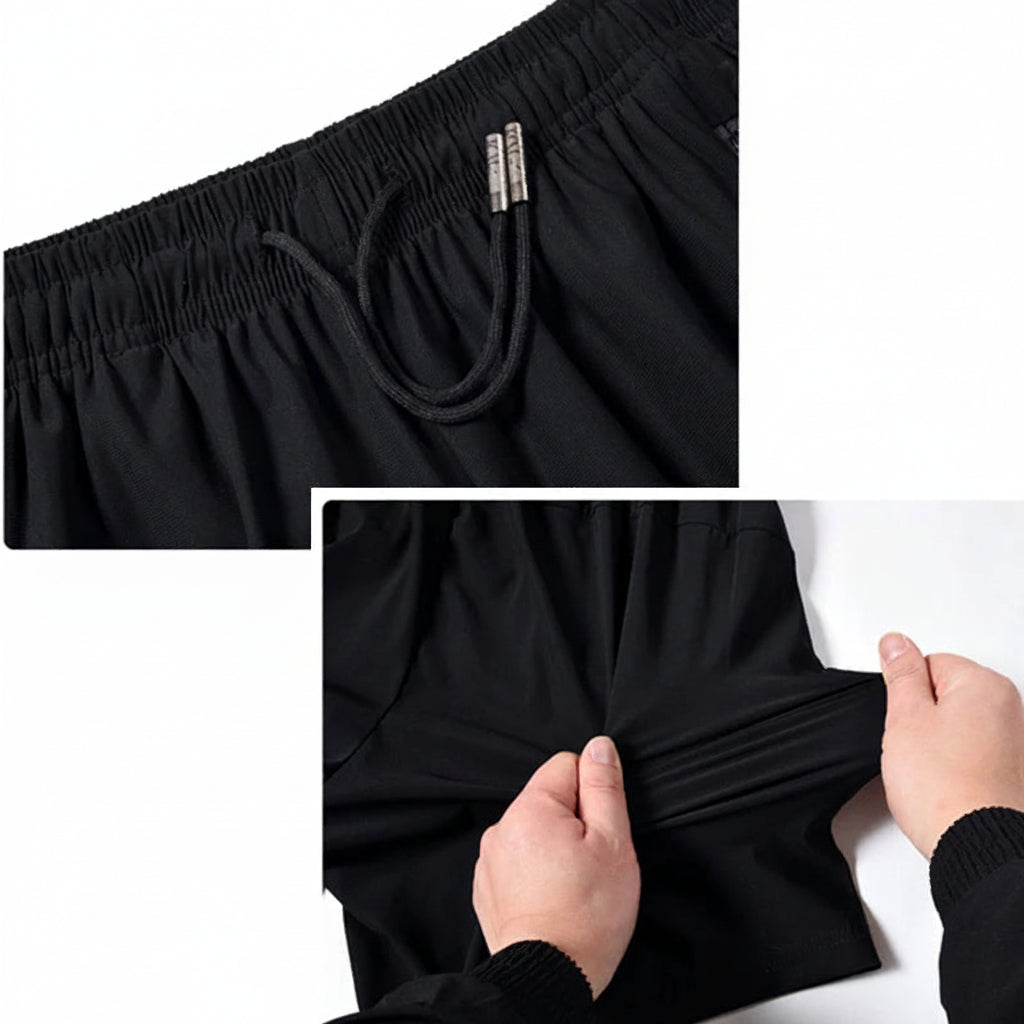 Summer Men's Shorts Cool Sportswear Running Sport Shorts Casual Bottoms Gym Fitness Training Jogging Short Pants Men Black Gray